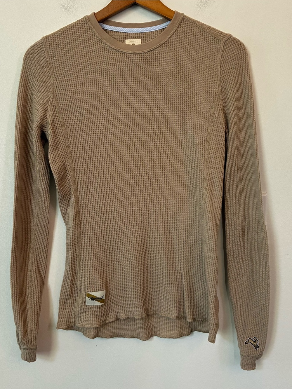Tracksmith Merino Wool Fells Waffle Layer Long Sleeve
